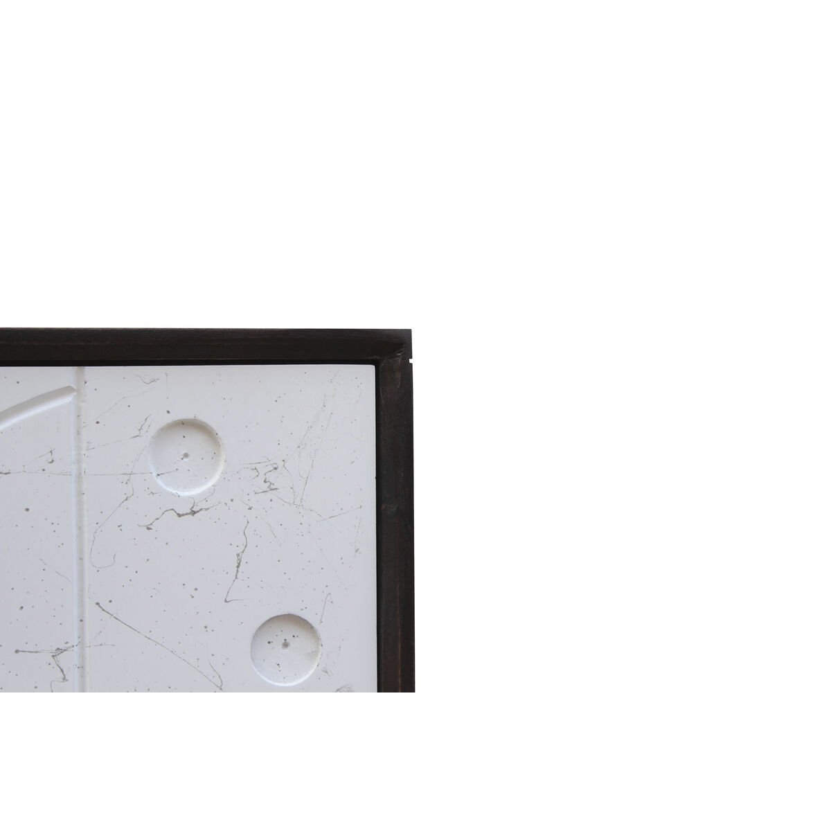 Kredenca DKD Home Decor Bela Rjava Kovina Mangov les 90 x 43 x 80 cm 90 x 43 x 82 cm